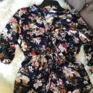 Floral maternity dress